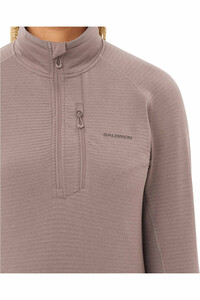 Salomon forro polar mujer SNTIAL LIGHTWARM HZ W vista detalle