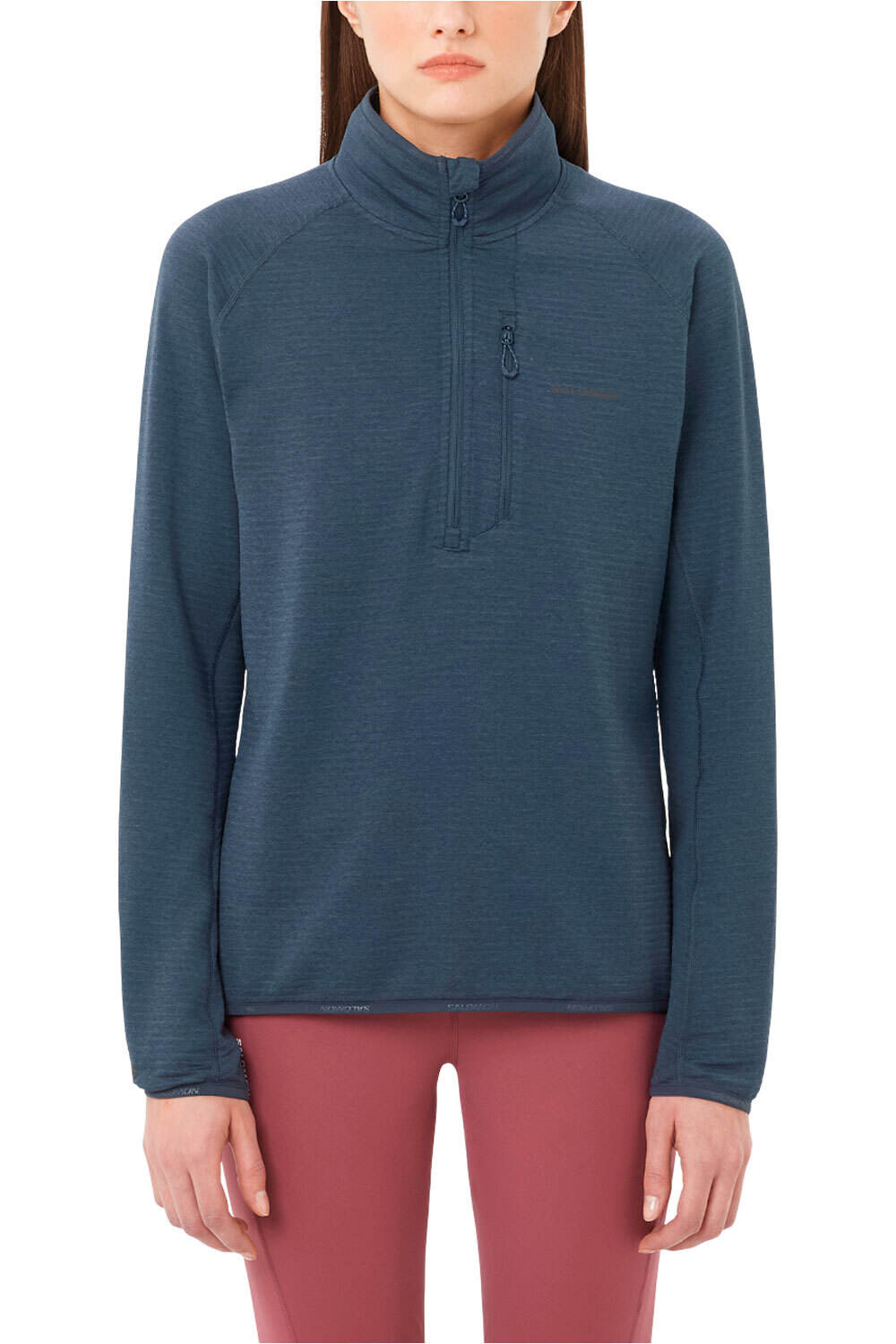 Salomon forro polar mujer SNTIAL LIGHTWARM HZ W vista frontal