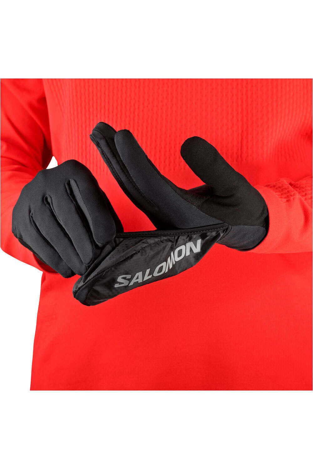 Salomon guantes running FAST WING WINTER GLOVE U vista frontal
