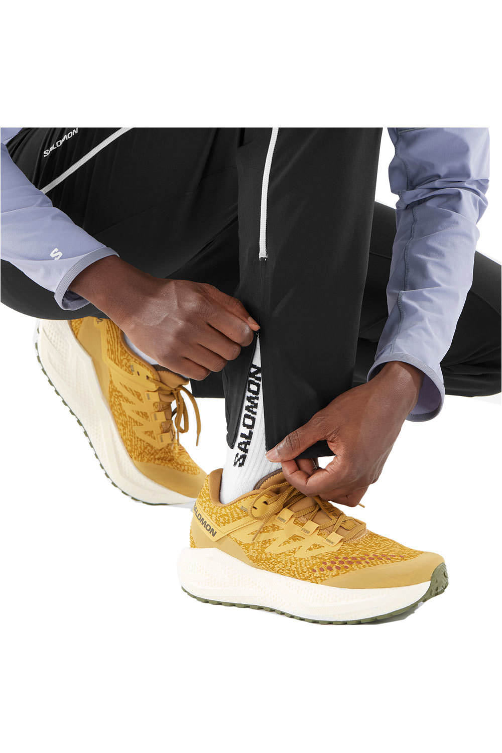 Salomon malla larga running hombre SENSE STOW PANTS M 03