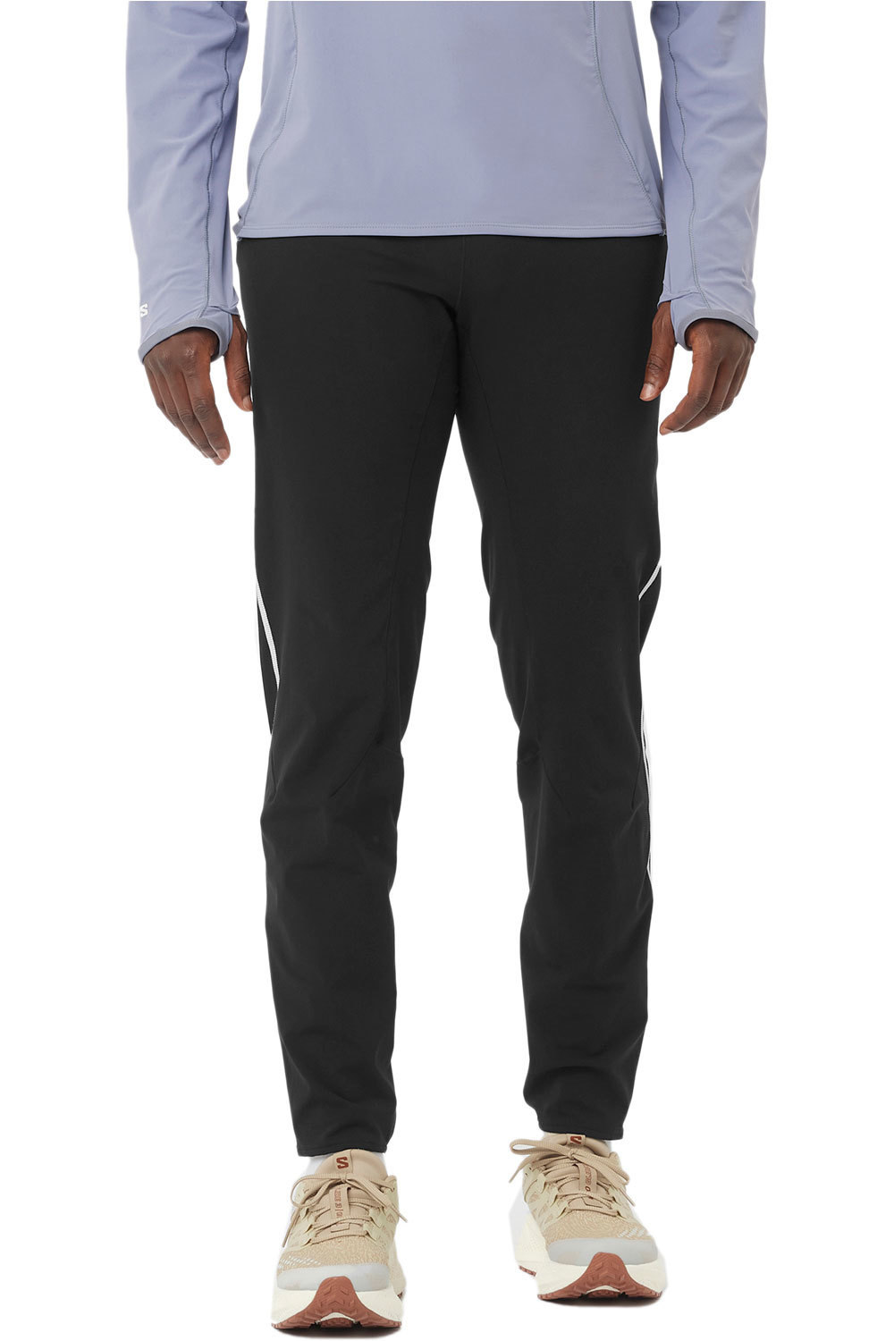 Salomon malla larga running hombre SENSE STOW PANTS M vista frontal