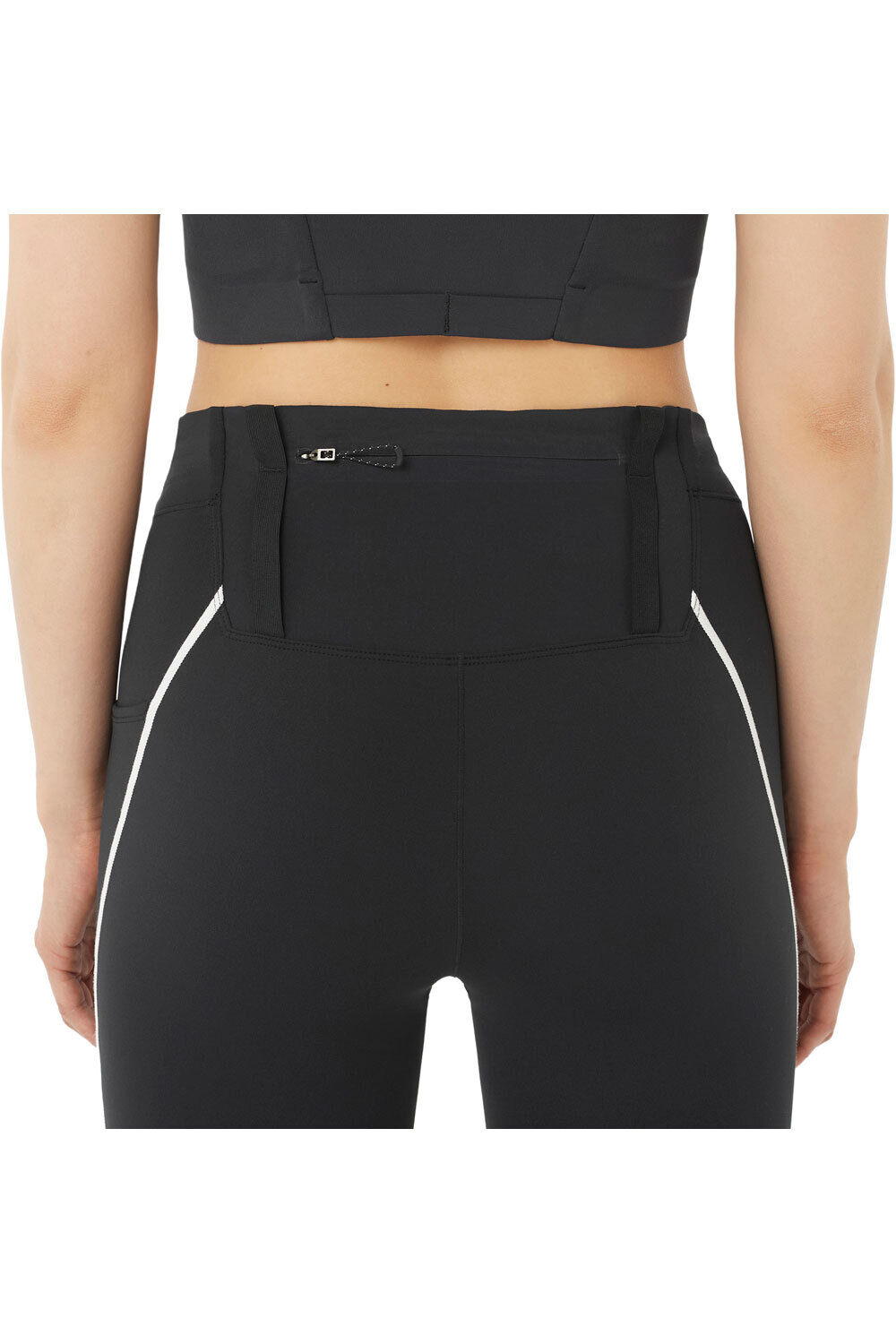 Salomon mallas trail running cortas mujer SENSE STOW TIGHTS W vista detalle