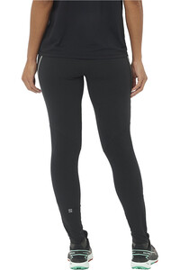 Salomon mallas trail running largas mujer SENSE STOW TIGHTS W vista trasera