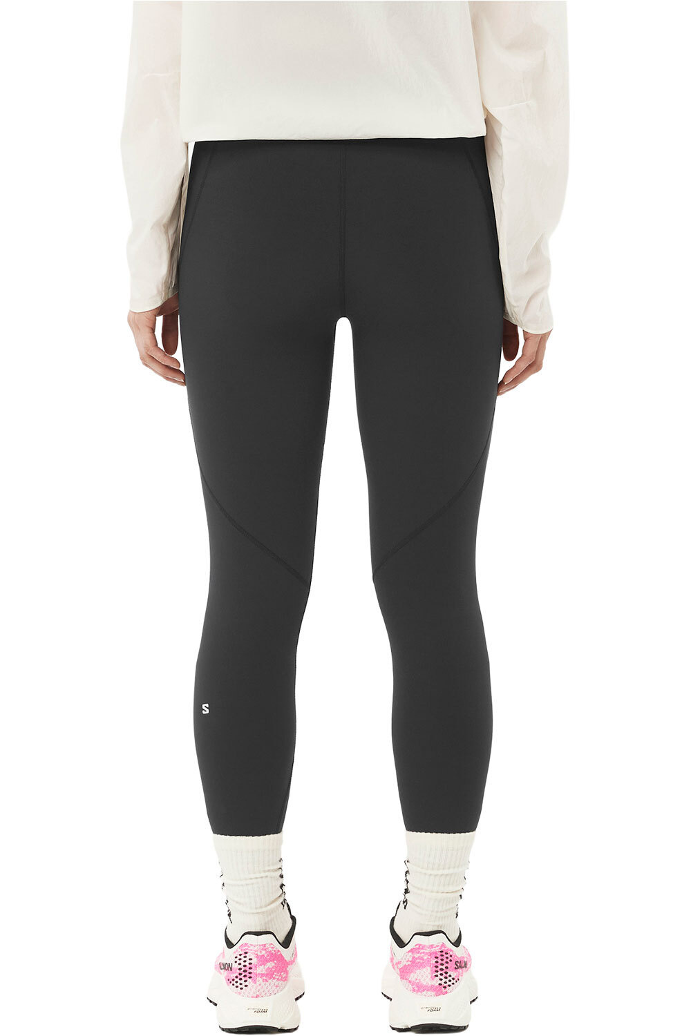 Salomon mallas trail running largas mujer SHKout BLISS TIGHTS W vista trasera