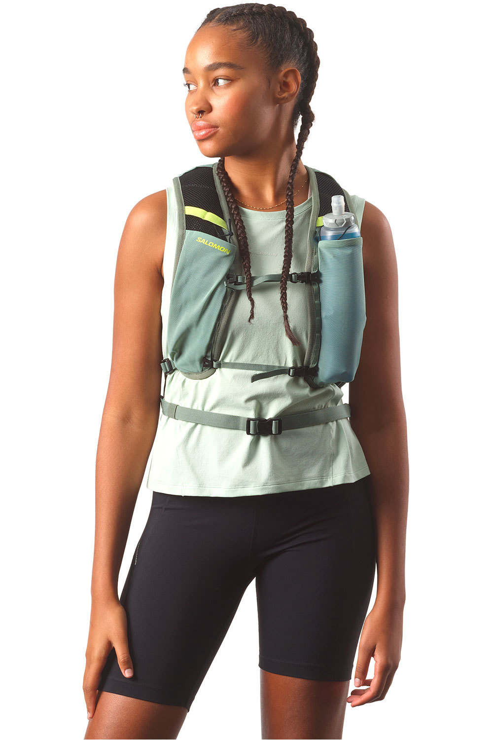 Salomon mochila montaña CROSS 12 vista frontal