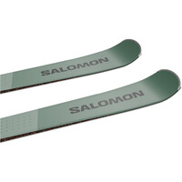 Salomon pack esquí y fijacion SKI SET E S/MAX 8 + M11 GW L80 Oilgr 04