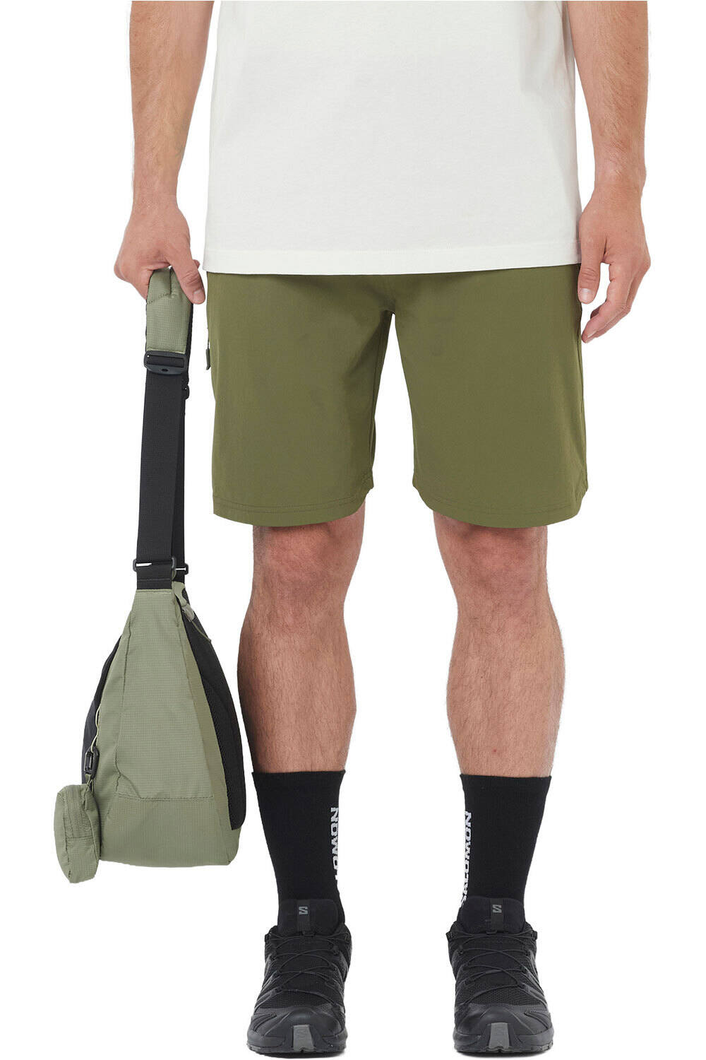 Salomon pantalón corto montaña hombre WAYFARER 2.0 SHORTS  M vista frontal