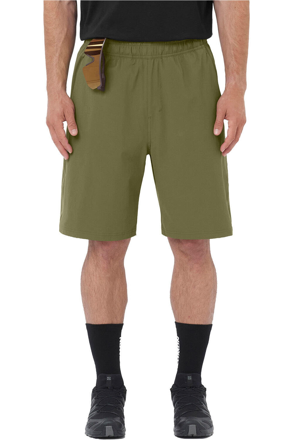 Salomon pantalón corto montaña hombre WAYFARER EASE 2.0 SHRT M vista frontal