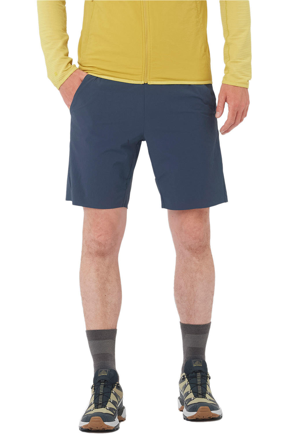 Salomon pantalón corto montaña hombre WAYFARER EASE SHORTS M vista frontal