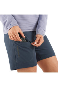 Salomon pantalón corto montaña mujer WAYFARER SHORTS W vista detalle