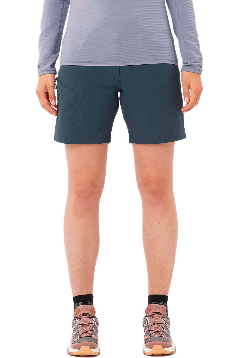 Salomon pantalón corto montaña mujer WAYFARER SHORTS W vista frontal