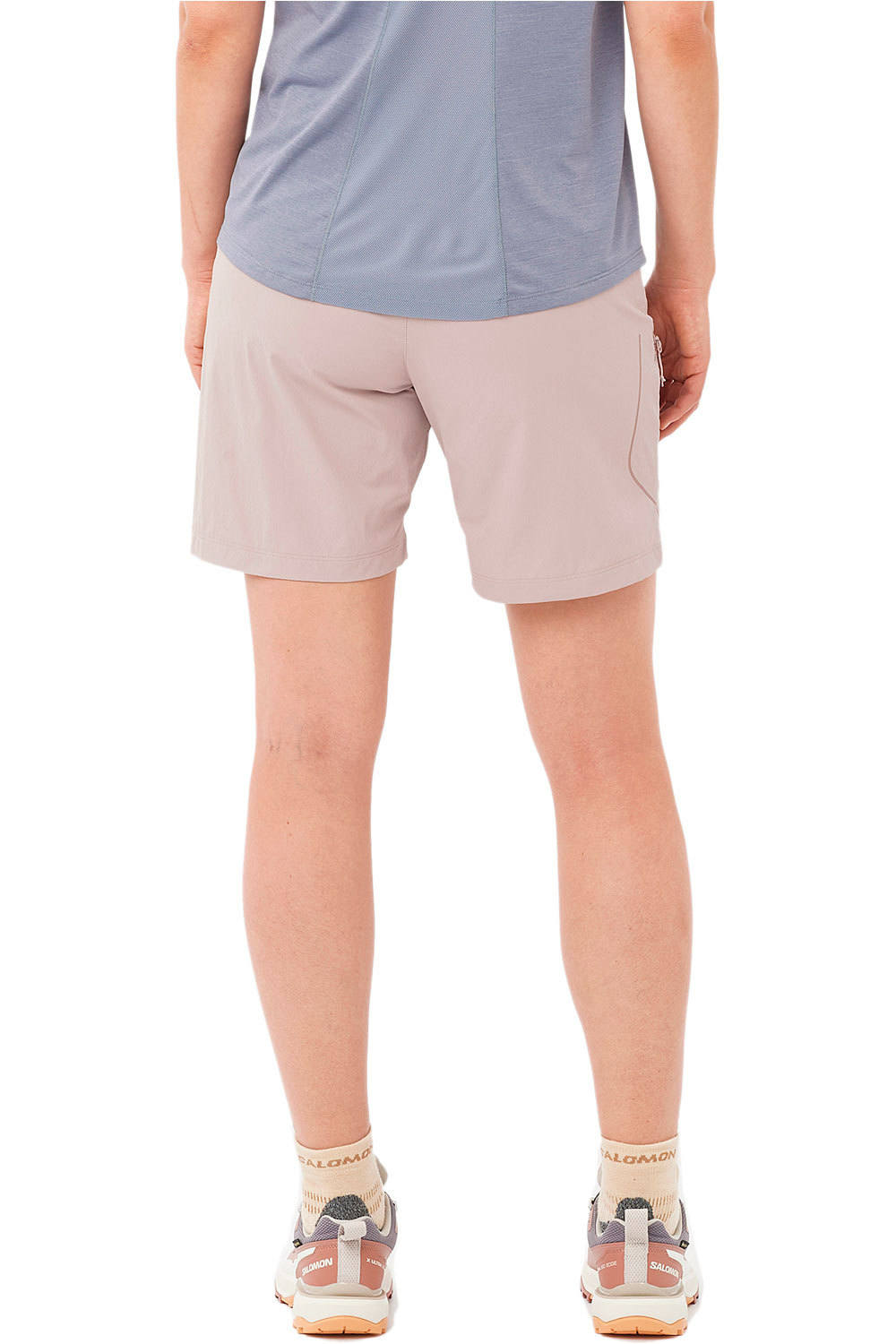 Salomon pantalón corto montaña mujer WAYFARER SHORTS W vista trasera