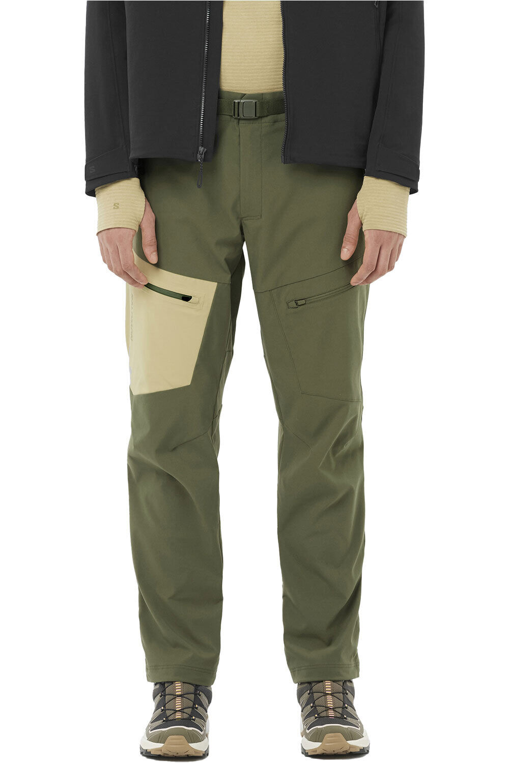 Salomon pantalón montaña hombre OUTERPATH UTILITY PANTS M vista frontal