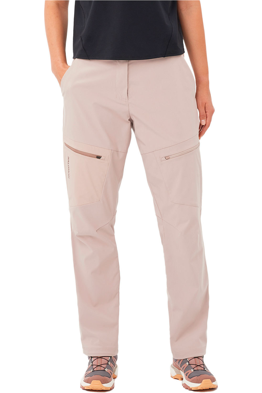 Salomon pantalón montaña mujer OUTERPATH UTILITY PANTS W vista frontal