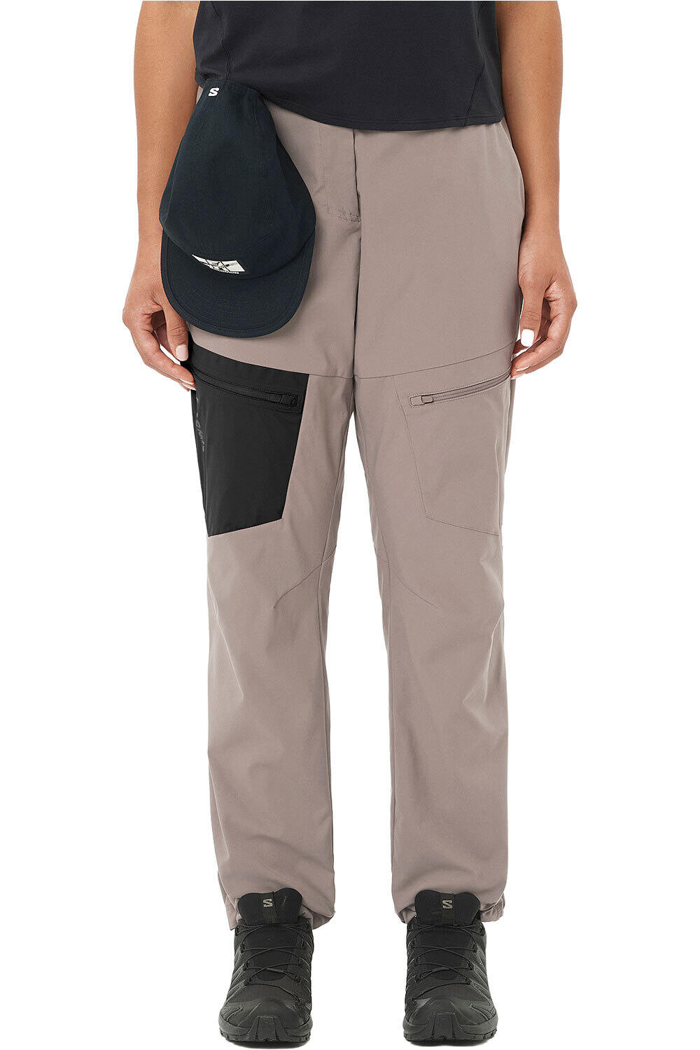 Salomon pantalón montaña mujer OUTERPATH UTILITY PANTS W vista frontal