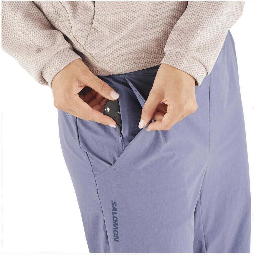Salomon pantalón montaña mujer WAYFARER EASE PANTS W vista detalle