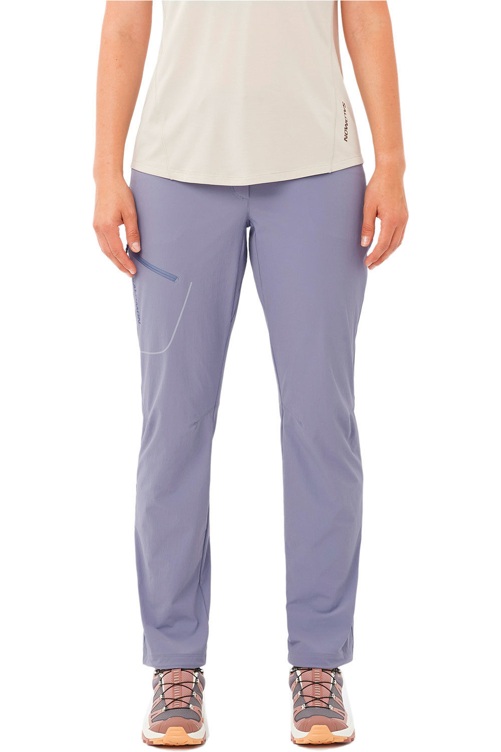 Salomon pantalón montaña mujer WAYFARER PANTS W vista frontal