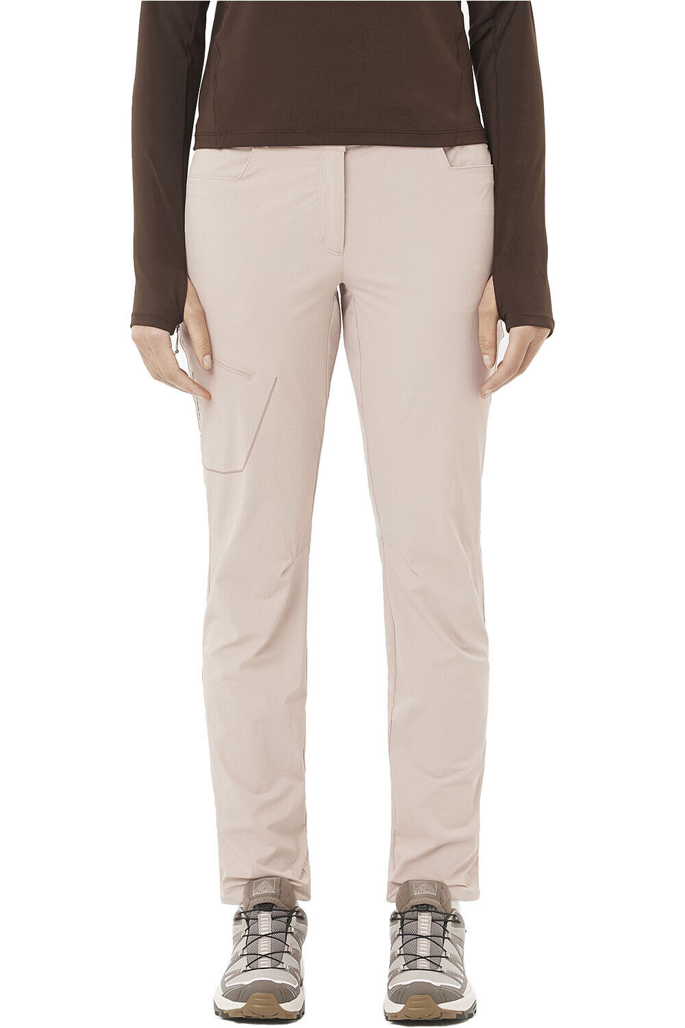 Salomon pantalón montaña mujer WAYFARER PANTS W vista frontal