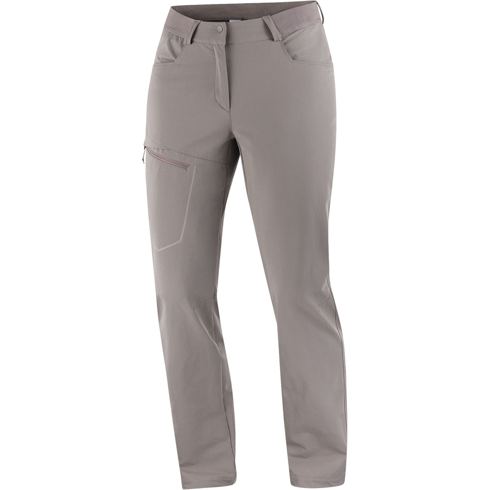 Salomon pantalón montaña mujer WAYFARER WARM PANTS W vista detalle