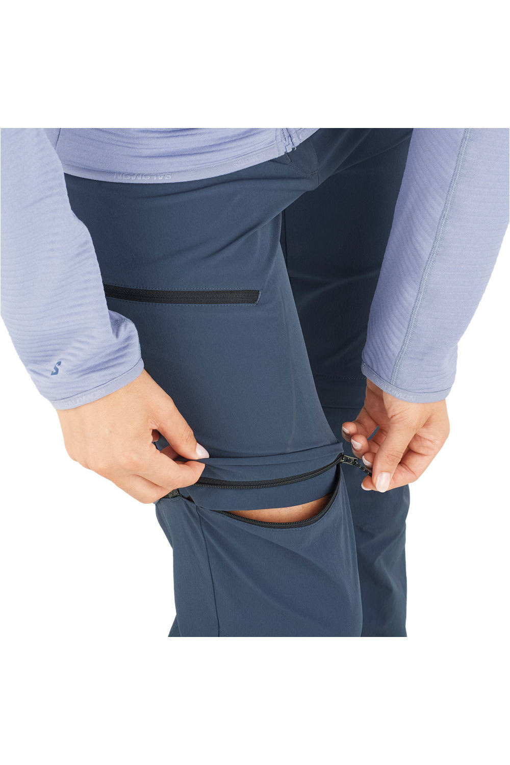 Salomon pantalón montaña mujer WAYFARER ZIP OFF PANTS W 05