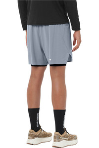 Salomon pantalón running hombre SENSE AERO 2IN1 SHTS 5 M vista trasera