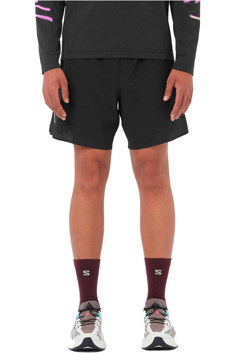 Salomon pantalón running hombre SENSE AERO SHORTS 7 M vista frontal