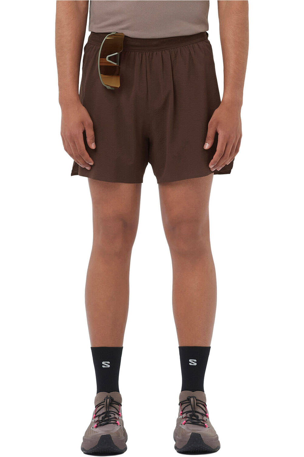 Salomon pantalón running hombre SENSE AERO STOW 5 SHTS M vista frontal