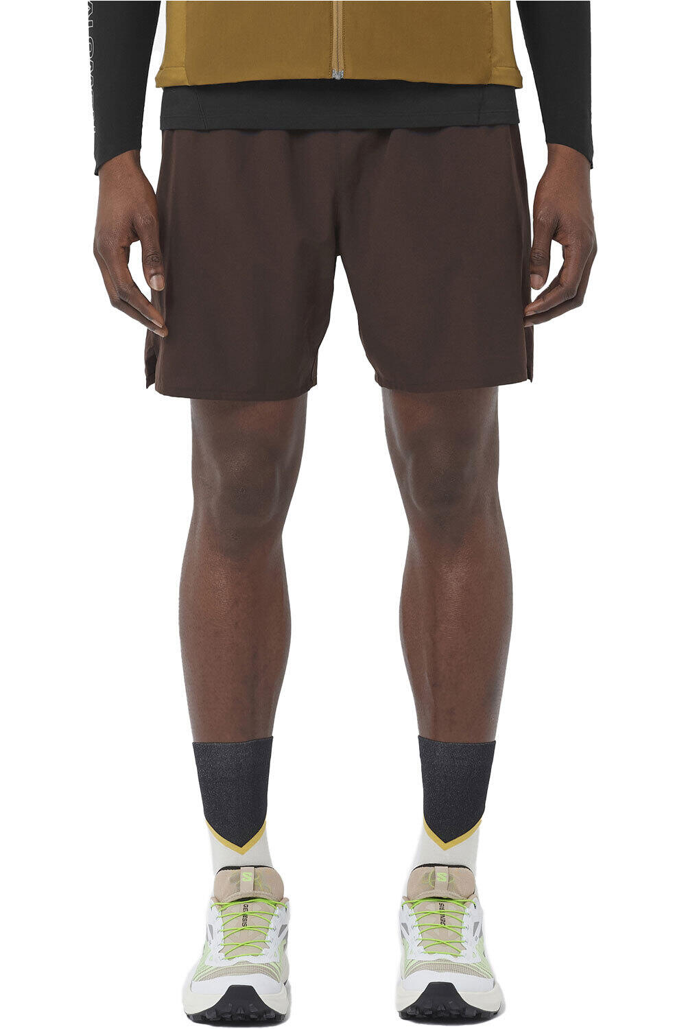 Salomon pantalón running hombre SHKout C 2IN1 SHTS 7 M vista frontal