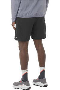 Salomon pantalón running hombre SHKout C 2IN1 SHTS 7 M vista trasera