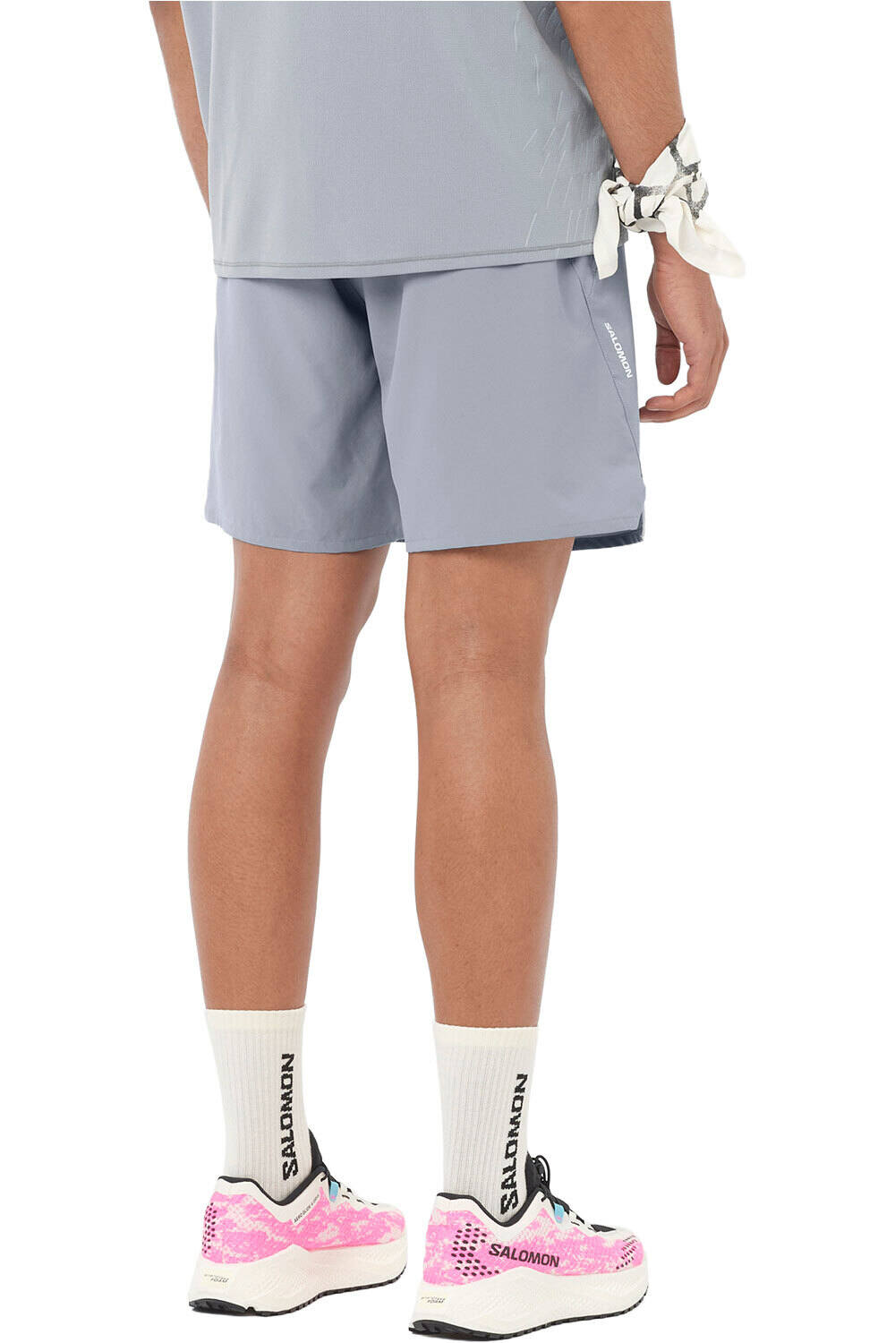Salomon pantalón running hombre SHKout C 7'' SHTS NO L M vista trasera