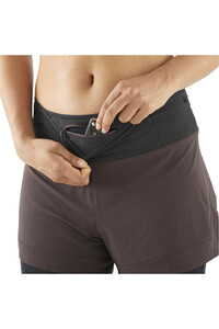 Salomon pantalón running mujer SENSE AERO 2IN1 SHORT W 03