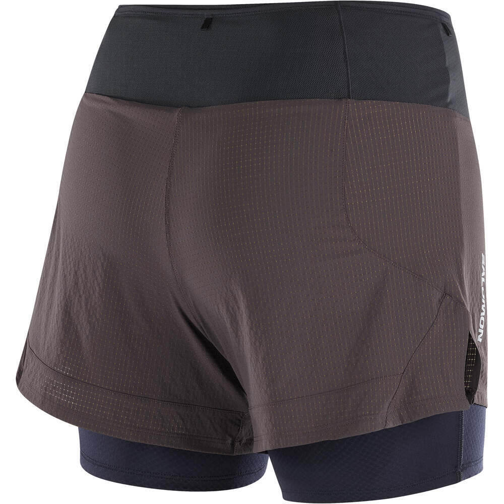 Salomon pantalón running mujer SENSE AERO 2IN1 SHORT W 06