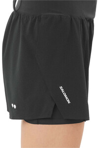 Salomon pantalones cortos trail running mujer SENSE AERO 2IN1 TRAIL 4W 05