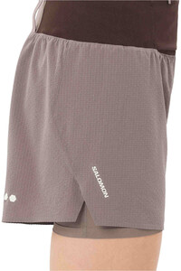 Salomon pantalones cortos trail running mujer SENSE AERO 2IN1 TRAIL 4W 05