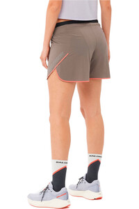 Salomon pantalones cortos trail running mujer SENSE AERO 5 SHORTS W vista trasera