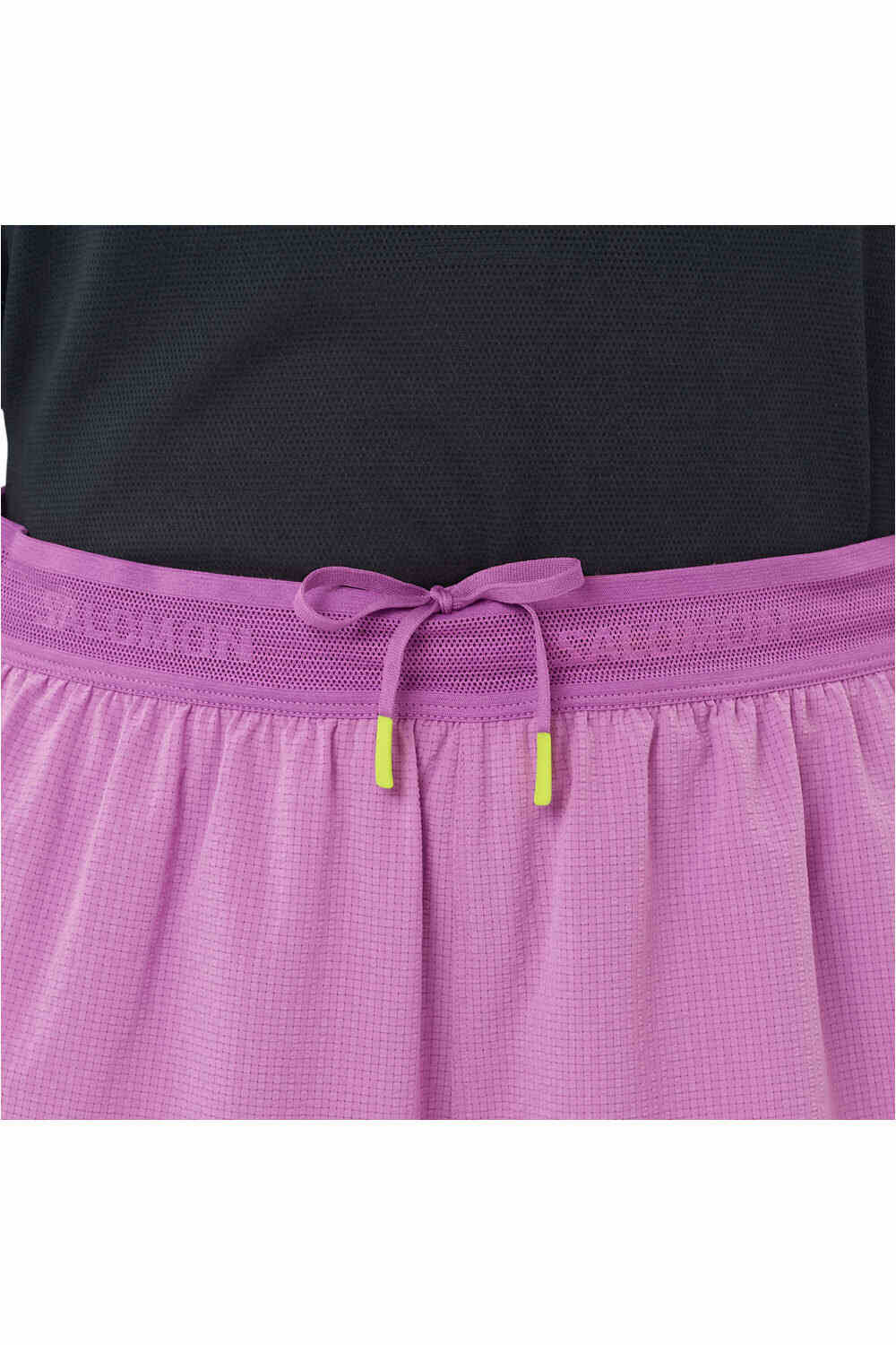 Salomon pantalones cortos trail running mujer SENSE AERO SPLT 3 SHTS W 03