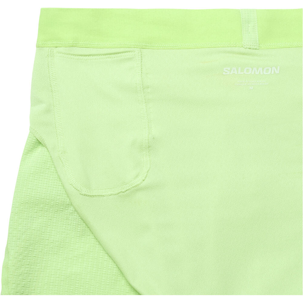 Salomon pantalones cortos trail running mujer SENSE AERO SPLT 3 SHTS W 06