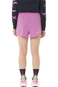 Salomon pantalones cortos trail running mujer SENSE AERO SPLT 3 SHTS W vista trasera