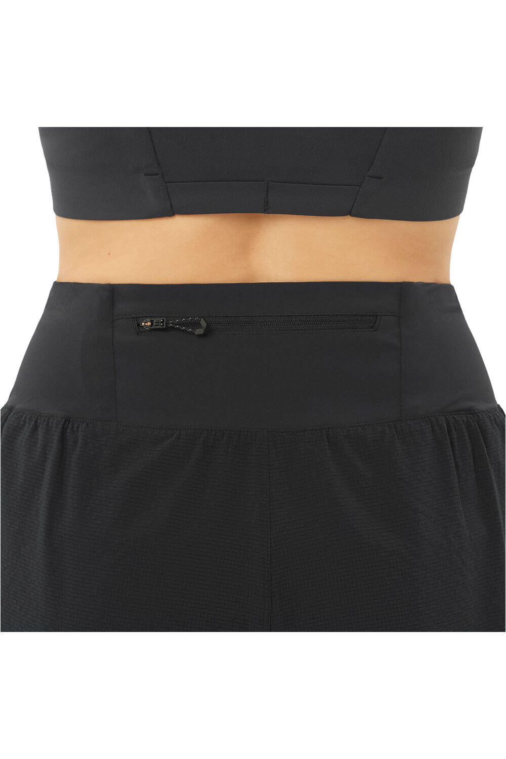 Salomon pantalones cortos trail running mujer SENSE AERO STOW 4 SHTS W 03