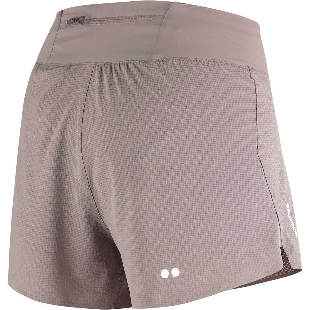 Salomon pantalones cortos trail running mujer SENSE AERO STOW 4 SHTS W 05