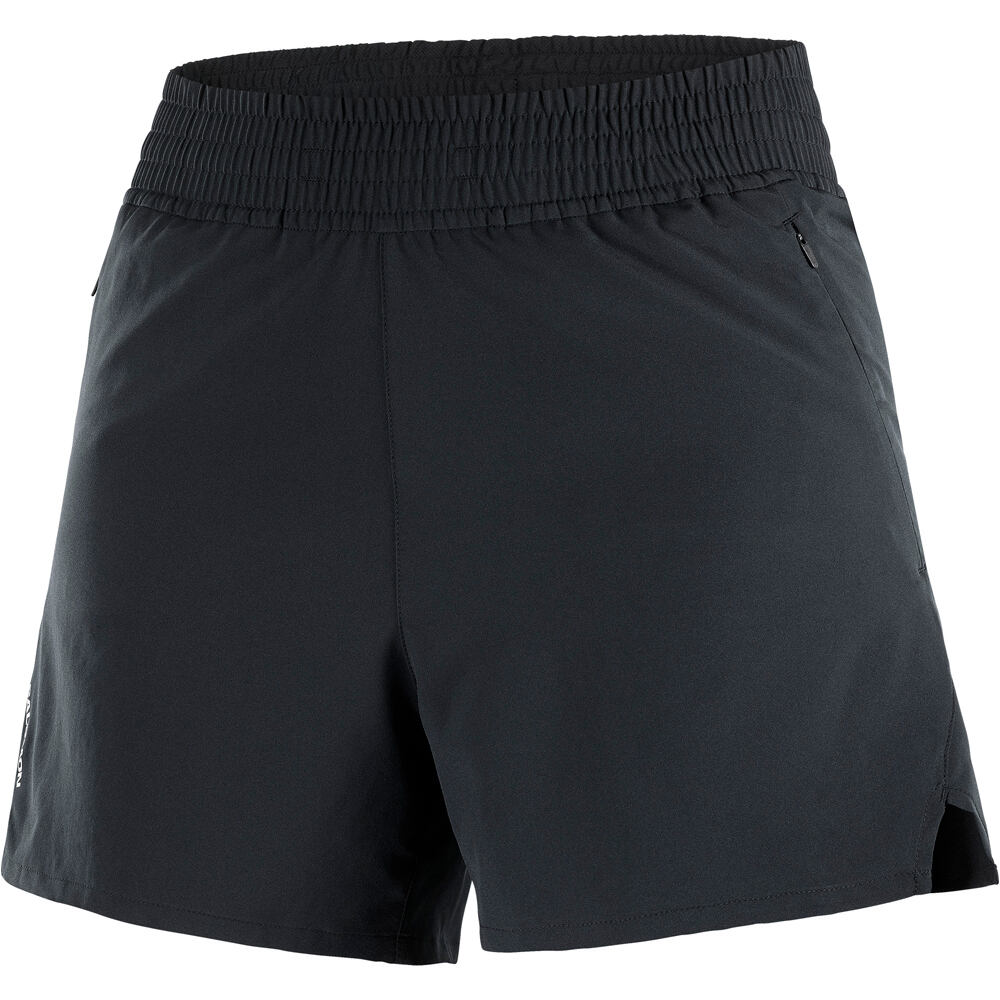 Salomon pantalones cortos trail running mujer SHKout CORE SHORTS 4 W vista detalle