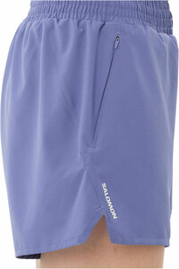 Salomon pantalones cortos trail running mujer SHKout CORE SHORTS 4 W vista detalle
