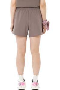 Salomon pantalones cortos trail running mujer SHKout CORE SHORTS 4 W vista trasera