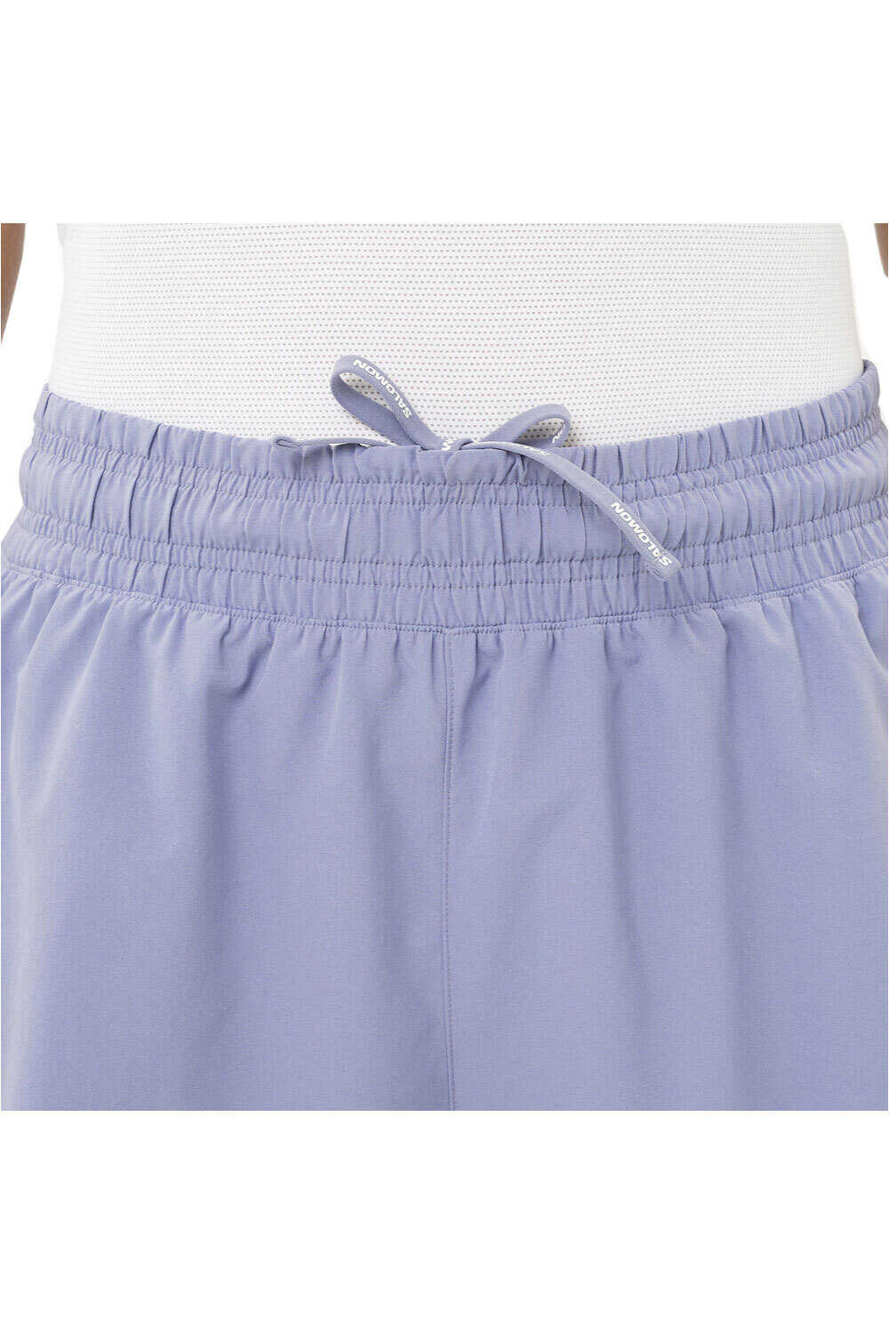 Salomon pantalones cortos trail running mujer SHKout EASY SHORTS 4 W vista detalle