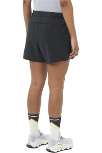 Salomon pantalones cortos trail running mujer SHKout EASY SHORTS 4 W vista trasera