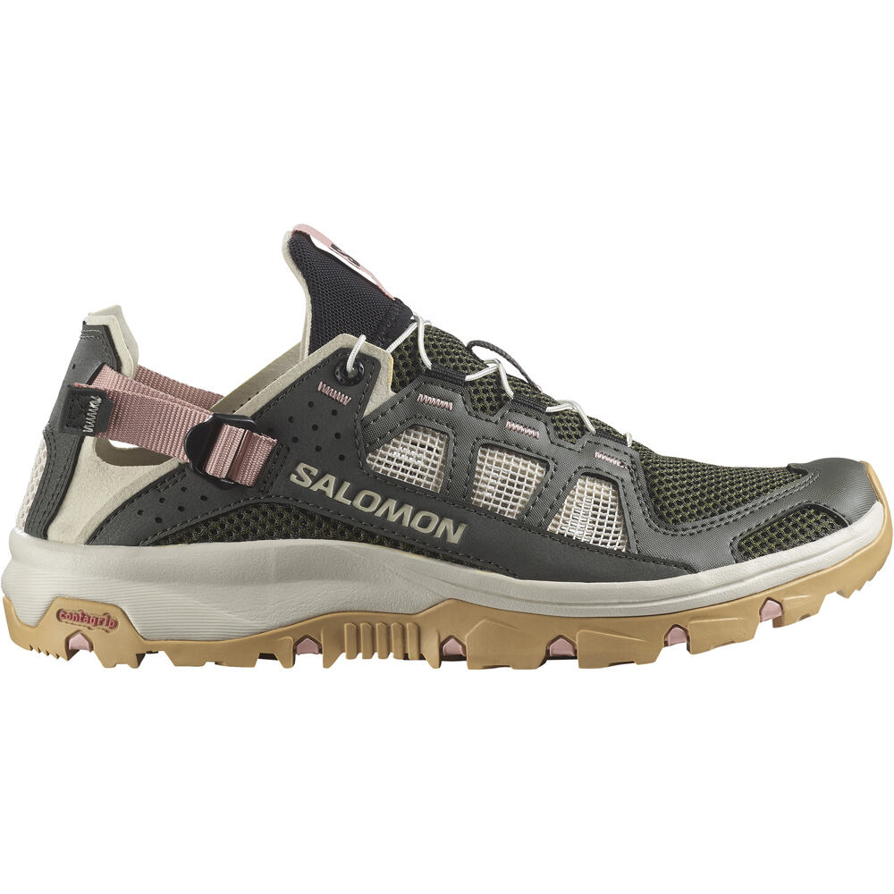 Salomon sandalias trekking mujer TECHAMPHIBIAN 5 W lateral exterior