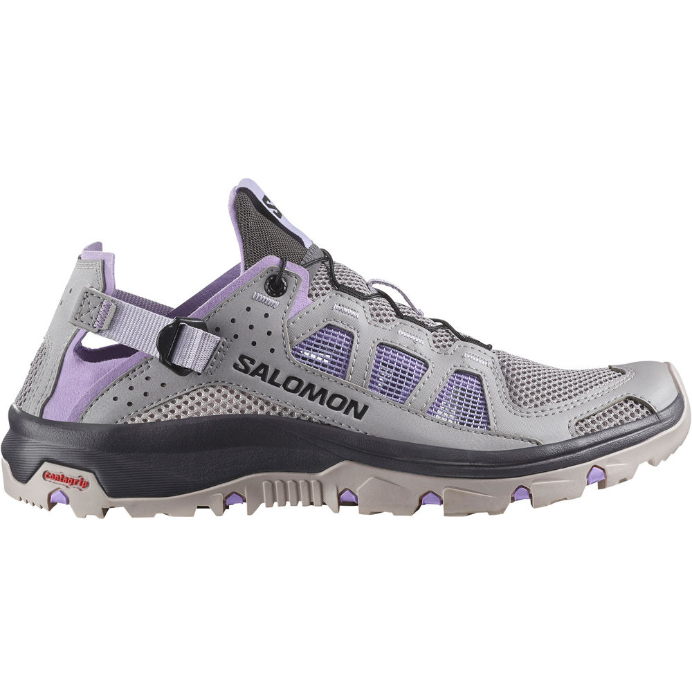 Salomon sandalias trekking mujer TECHAMPHIBIAN 5 W lateral exterior