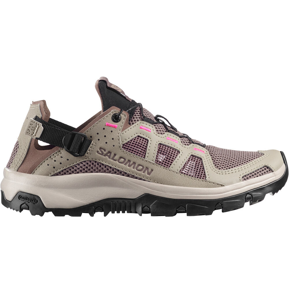 Salomon sandalias trekking mujer TECHAMPHIBIAN 5 W lateral exterior