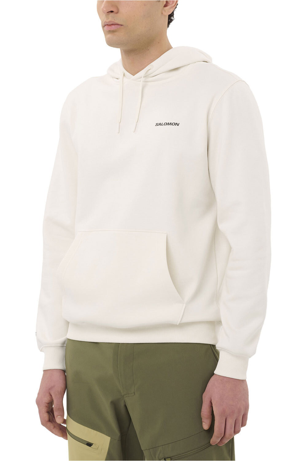 Salomon Sudaderas Montaña Hombre CHEST LOGO HOODIE M vista frontal