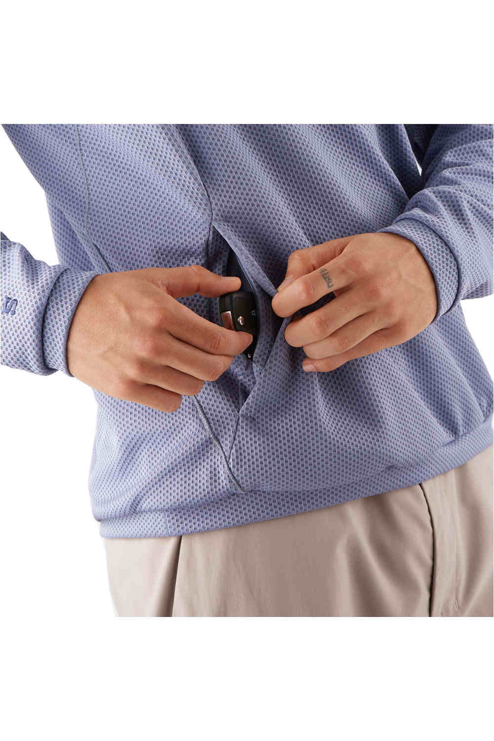 Salomon Sudaderas Montaña Hombre MOTOMESH CREWNECK M 03